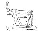 Egyptian god Apis, the bull - cf Ex.32.1-4
